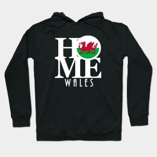 HOME Wales (white text) Hoodie